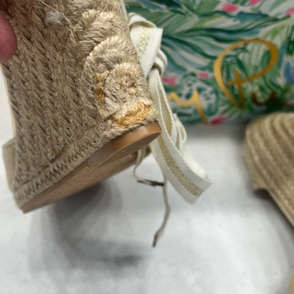 Lilly Pulitzer Alyssa Espadriile wedge sandals. Size 8 - Picture 5 of 7
